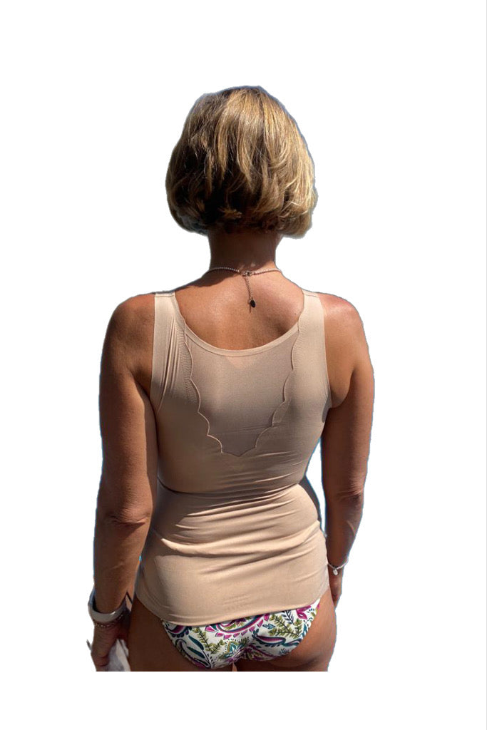Top braless - underwear - sleeveless - seamless - temperature regulating